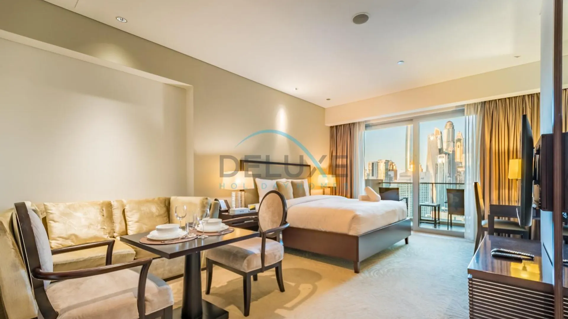 Chic Studio In The Address Residence Dubai Marina By Deluxe Holiday Homes